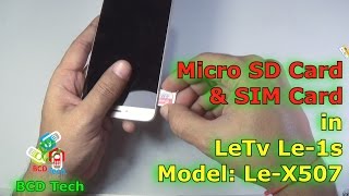 How to install SIM in LeTv LeEco Le1s [upl. by Raimondo]