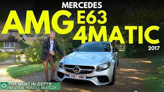 Mercedes AMG E63 4MATIC Review 2017  Its rewarding Its addictive [upl. by Ahseital]