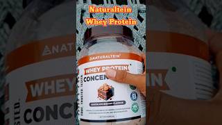 Naturaltein Whey Protein Unboxing amp Review 🫙 Flavoured [upl. by Azitram]