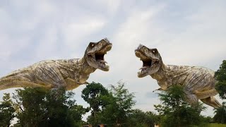 t tex chase dinosaur Jurassic World video part 187viral trending dinosaur dinosaurus videos [upl. by Eide]