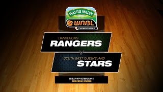 WNBL 20152016 Round 2  Dandenong Rangers Vs South East Queensland Stars [upl. by Anairad686]