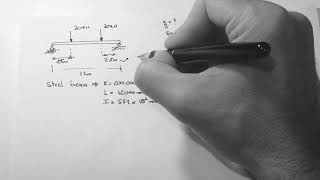 P H Y S I C S W I T H A P E N  Statics  Deflection of symmetrically loaded simple beams [upl. by Roumell]