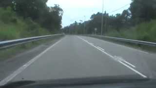 Driving from LawasBrunei border to BruneiLimbang border [upl. by Nairad]