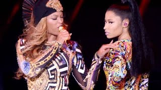 Beyoncé  flawless ft Nicki Minaj on the run tour Paris France [upl. by Aneelas]