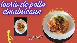 Rico locrio de pollo y véjetales al estilo Dominicano [upl. by Sarchet388]