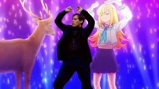 ⏪ Koshitan Bailando con Bully Maguire  Shikanoko Nokonoko Koshitantan [upl. by Odnomor]