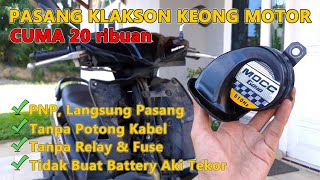 Cara paling mudah dan aman pasang relay klakson pada Honda Vario [upl. by Richel]