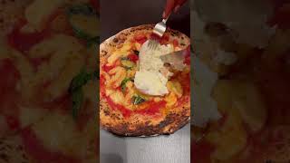 Now available Burrata cheese as add on pizzanapolitana pizzacooking neapolitanpizza [upl. by Lay172]