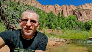 Kolob Arch via La Verkin creek trail  Zion National Park Utah [upl. by Giustino]