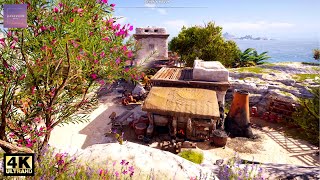 Walking in the Ancient Greece  The Island of Seriphos  Assassins Creed Odyssey [upl. by Yellat]