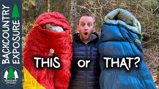 What’s The Better Bag Thermarest Hyperion vs Sierra Designs Nitro [upl. by Asaret91]