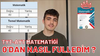 0dan Gelip TYTAYT Matematiği Nasıl Fulledim   Zorlananlara Özel Taktikler [upl. by Quintana]