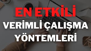 Verimli Çalışma Yöntemleri  Kanıtlanmış En Etkili Yöntemler [upl. by Yrellav]