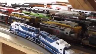 EMD GP60 Demonstrator 7 and 5 entering the yard [upl. by Aizirk]