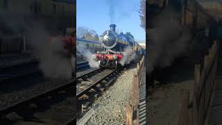 3850 Departs Toddington on the Gloucestershire and Warwickshire Railway [upl. by Katzir]