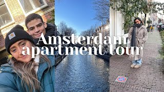 Weve moved to Amsterdam Our new apartment tour [upl. by Whiting417]