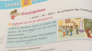 Conjugaison avoir et ètre au présent de lindicatif p50 Lécole des mots français 4 année primaire [upl. by Ansley]