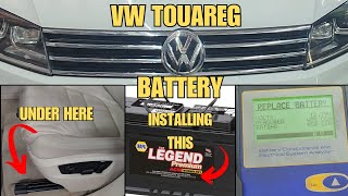 20102017 Volkswagen Touareg Battery Replacement [upl. by Beedon]