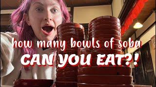 Japan’s most EPIC NOODLE CHALLENGE  Wanko Soba [upl. by Selestina487]