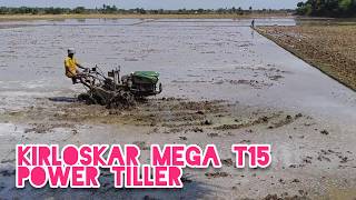 Amazing Power Tiller  Kirloskar Mega T 15 amp Mini Tractor I Field Work I Full Specification [upl. by Narol]