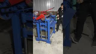 semi automatic Concrete block machine retaining wall machine nold interchangeable block maker [upl. by Airekal]