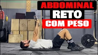 ABDOMINAL RETO COM PESO EM CIMA [upl. by Sinclair96]