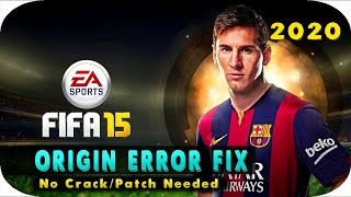 WORKING 2020 FIFA 15 Origin Error Fix  No Crack needed  PC [upl. by Aleina]