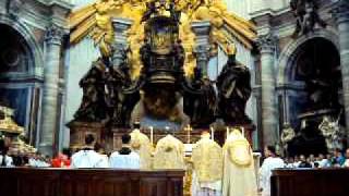 Pontifical Mass in Latin  St Peters Basilica [upl. by Elissa]