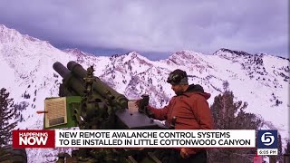 New remote avalanche control systems to be installed in Little Cottonwood Canyon [upl. by Dalohcin446]