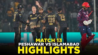 Full Highlights  Peshawar Zalmi vs Islamabad United  Match 13  HBL PSL 9  M2A1A [upl. by Lepley]