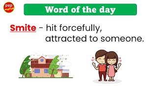 Word of the day Smite  English vocabulary  Learn English words [upl. by Hajin]