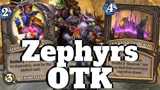 Wishing for the Perfect OTK Zephyrs the Great Wombo Combo Hearthstone Game of the Day [upl. by Ateloj]