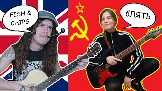 ENGLISH Guitarists Vs RUSSIAN Guitarists feat 2SICH [upl. by Tempest65]