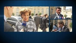 Dernier Conseil des ministres du quinquennat de Nicolas Sarkozy [upl. by Anaynek974]