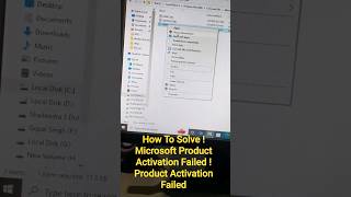 How To Solve  Microsoft Product Activation Failed  Product Activation Failed [upl. by Dorry]