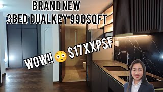 Brand New Freehold Project near Boon Keng 3bed Dualkey only 17xxpsf Unbelievable [upl. by Ydner]