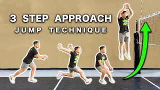 3 Step Approach Jump Technique  How To Jump Higher [upl. by Aititel832]