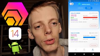 HEX Staker App is Coming To Android and iOS Stakerapp [upl. by Eiramannod]
