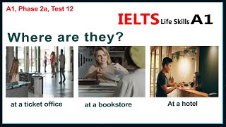 IELTS Life Skills A1 Listening Test 12 ► New 2024 🇬🇧 [upl. by Rolyab768]