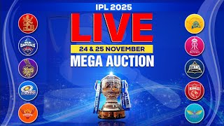 🔴Live TATA IPL 2025 Player Auction Commentary [upl. by Goerke190]