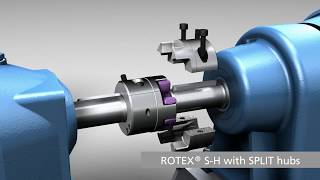 ROTEX® 38 SH flexible jaw couplings  KTR Systems [upl. by Akemeuwkuhc]