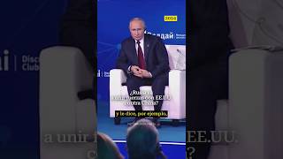 Putin comenta el plan de unión con Estados Unidos contra Chinaputin rusia presidente occidente [upl. by Efal]