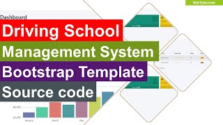 Driving School Management System Bootstrap Template [upl. by Ayana]
