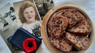 War time Cake RecipeBoiled Raisin Cakeno eggs no dairyamp World War II Memories from my Aunt June [upl. by Dusty896]