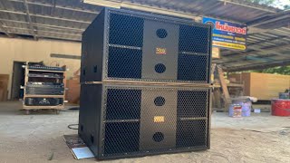 TEST WBOX Single 18 inch Professional Subwoofer Box [upl. by Schwenk]