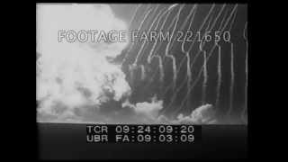 France Tests First Atomic Bomb 22165032  Footage Farm [upl. by Hannej381]