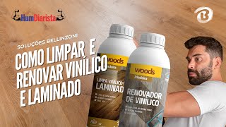 Como limpar e renovar pisos vinílicos e laminados [upl. by Avera915]