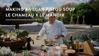 Making a Vegan Pistou Soup with Chef Raymond Blanc  Le Chameau X Le Manoir Aux Quatsaisons [upl. by Arhez]