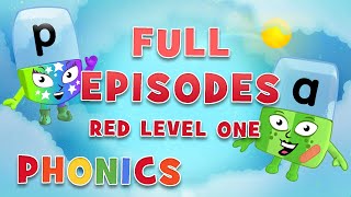 Alphablocks  Red Level One  Full Episodes 13  HomeSchooling  Learn to Read WithMe [upl. by Lepp643]