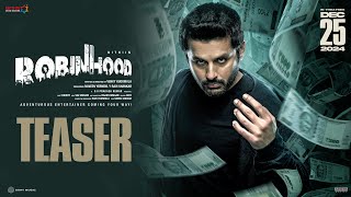 Robinhood Official Teaser  Nithiin  Sreeleela  Venky Kudumula  GV Prakash  Mythri Movie Makers [upl. by Demahum]